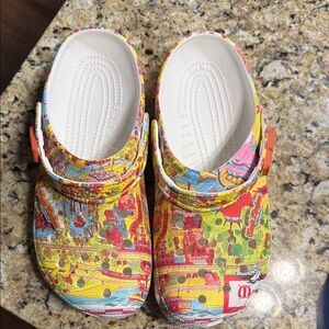 Colorful Disney Magic Kingdom CROCS Clogs